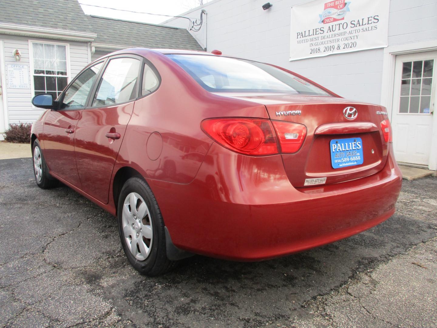 2008 RED Hyundai Elantra (KMHDU46D28U) , AUTOMATIC transmission, located at 540a Delsea Drive, Sewell, NJ, 08080, (856) 589-6888, 39.752560, -75.111206 - Photo#4